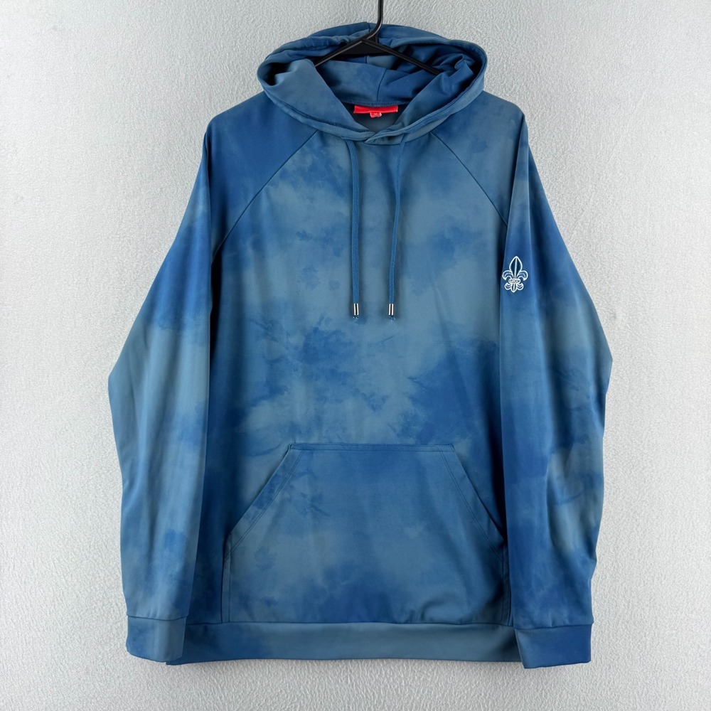 Redvanly Hicks‎ Hoodie Mens Medium Blue Golf Stretch Las Vegas Country Club